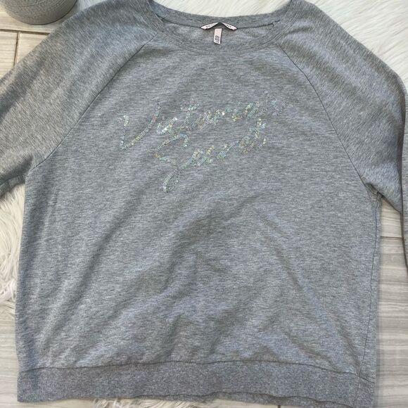 Victoria’s Secret Grey Sweatshirt - Picture 2 of 8